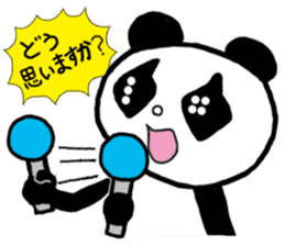 Freedom panda sticker #1162411