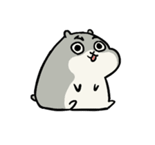 Furry hamster and his fluffy friends sticker #1162506