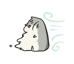 Furry hamster and his fluffy friends sticker #1162511