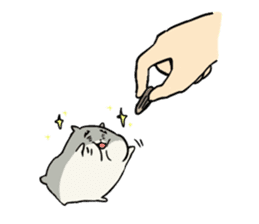 Furry hamster and his fluffy friends sticker #1162513