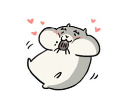 Furry hamster and his fluffy friends sticker #1162521
