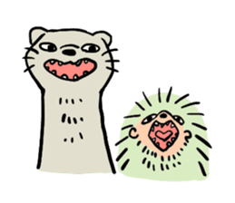 Furry hamster and his fluffy friends sticker #1162528