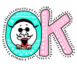 Sunglasses OYAJI sticker #1162873