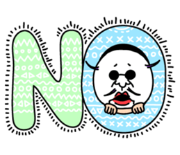 Sunglasses OYAJI sticker #1162874