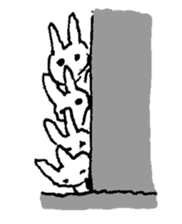 Quiet Rabbits Sticker sticker #1163664