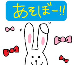 long long rabbit sticker #1163792