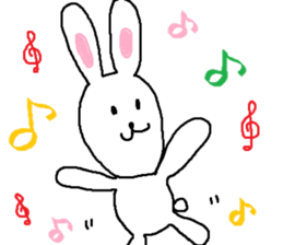 long long rabbit sticker #1163795