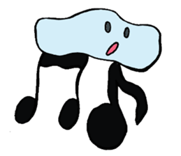 Character jellyfish sticker #1164226