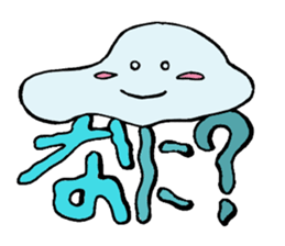 Character jellyfish sticker #1164243