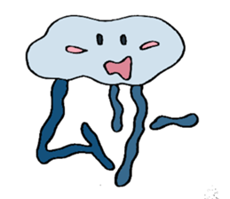 Character jellyfish sticker #1164258