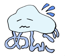 Character jellyfish sticker #1164259