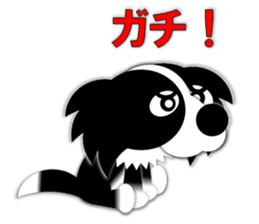 Poly funny border collie sticker #1164387