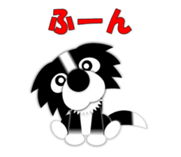 Poly funny border collie sticker #1164407