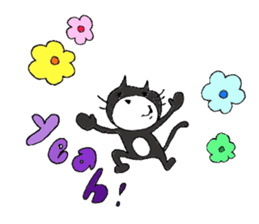 almighty cat tamakuro sticker #1165103
