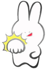 Feelings rabbit. sticker #1165508