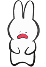 Feelings rabbit. sticker #1165511
