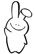 Feelings rabbit. sticker #1165517