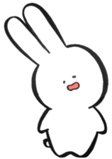 Feelings rabbit. sticker #1165518