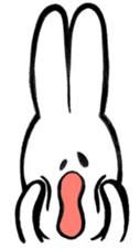 Feelings rabbit. sticker #1165519