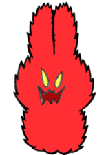 Feelings rabbit. sticker #1165523