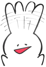 Feelings rabbit. sticker #1165524