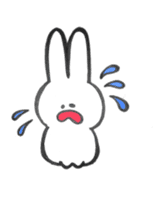 Feelings rabbit. sticker #1165528