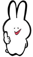 Feelings rabbit. sticker #1165531