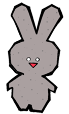 Feelings rabbit. sticker #1165535