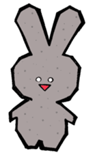 Feelings rabbit. sticker #1165535