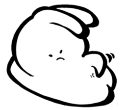 Feelings rabbit. sticker #1165536