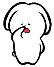 Feelings rabbit. sticker #1165538