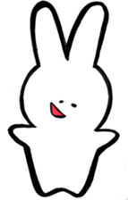 Feelings rabbit. sticker #1165545