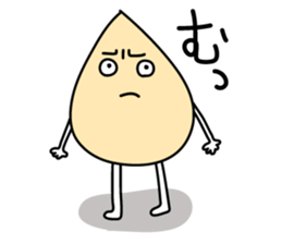 White sesami sticker sticker #1165641