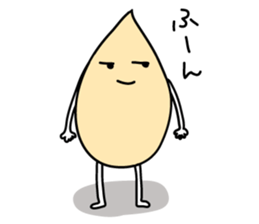 White sesami sticker sticker #1165644