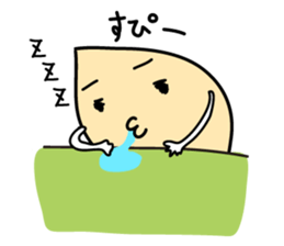 White sesami sticker sticker #1165648