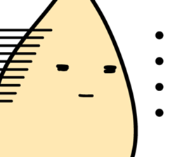 White sesami sticker sticker #1165651