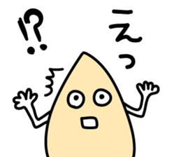 White sesami sticker sticker #1165652