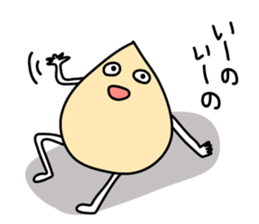 White sesami sticker sticker #1165660