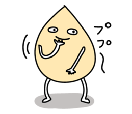 White sesami sticker sticker #1165661