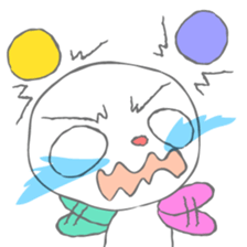 Full color panda! sticker #1165681