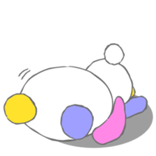 Full color panda! sticker #1165685