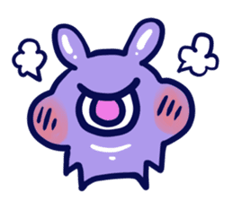 Monoeye rabbit sticker #1166304