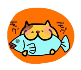 yurudebuneko sticker #1166601