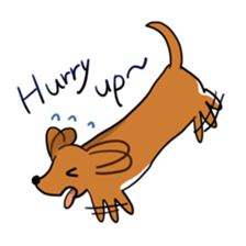 Dachshund-Sticker sticker #1167197