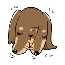Dachshund-Sticker sticker #1167220