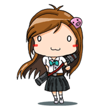 Tiny Architect Girl sticker #1167226