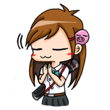 Tiny Architect Girl sticker #1167227