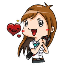 Tiny Architect Girl sticker #1167228