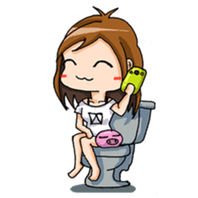 Tiny Architect Girl sticker #1167231