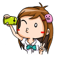 Tiny Architect Girl sticker #1167242